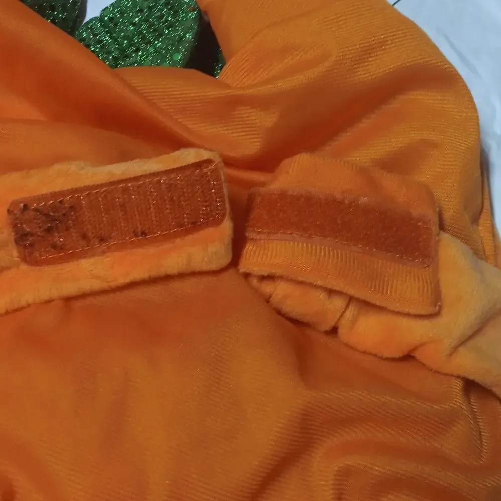 Thrill & Chills Collection Orange Pumpkin Dog Pet Halloween Costume Sz L